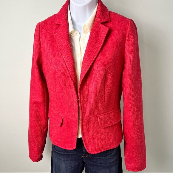J. Crew Jackets & Blazers - J. Crew Houndstooth Wool Blazer